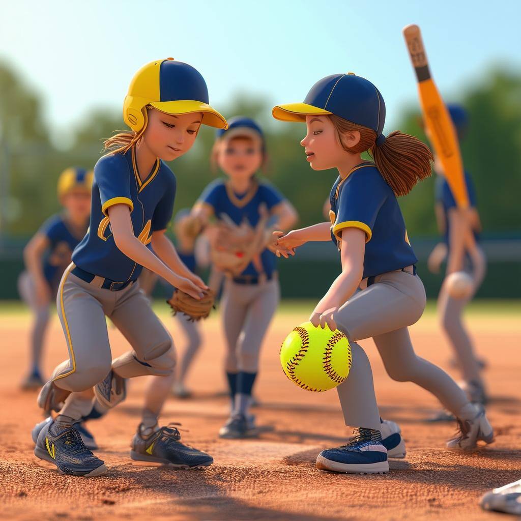 Youth-Softball-Coordination-Teamwork