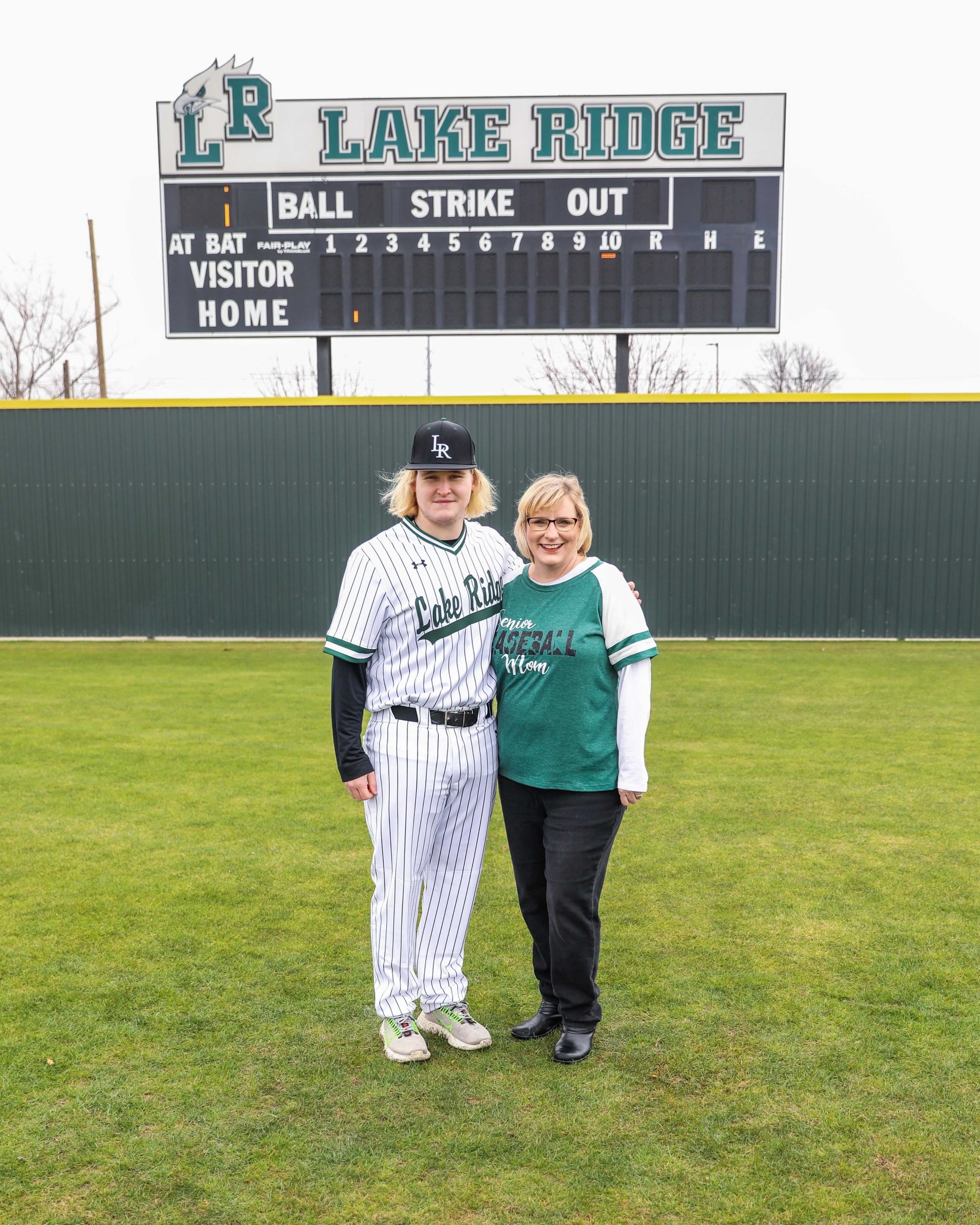 Baseball Mom and Player